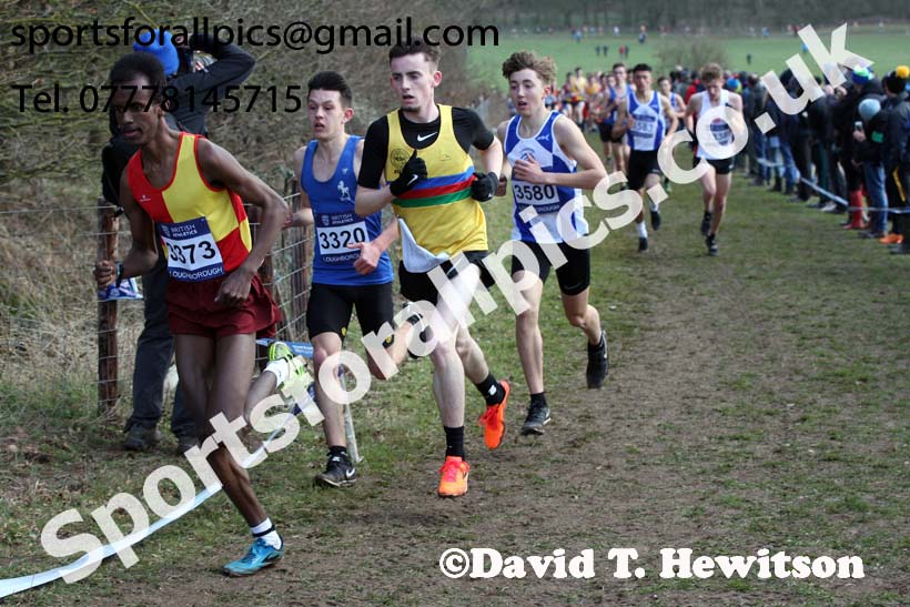 Mens under-17s 2019 British Athletics Inter Counties Cross Country, Prestwood Hall, Loughborough. Photo:  David T. Hewitson/Sports for All Pics